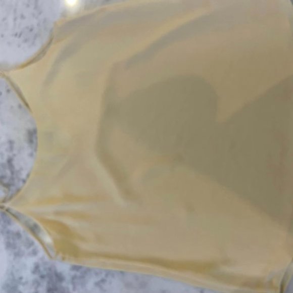 Aritzia Babaton XS yellow Camisole with mesh - Picture 3 of 5